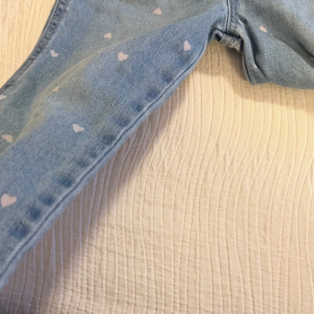OshKosh B'gosh Light Blue Denim‎ Heart Overalls